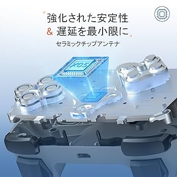 Amazon.co.jp: EasySMX ワイヤレスPCコントローラー, X05